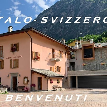 Italo-Svizzero Hotel Chiavenna Buitenkant foto